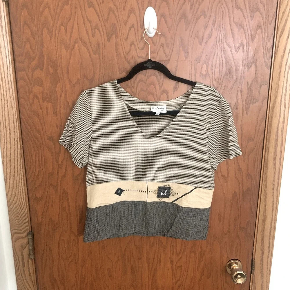 K.D Spring Vintage Blouse